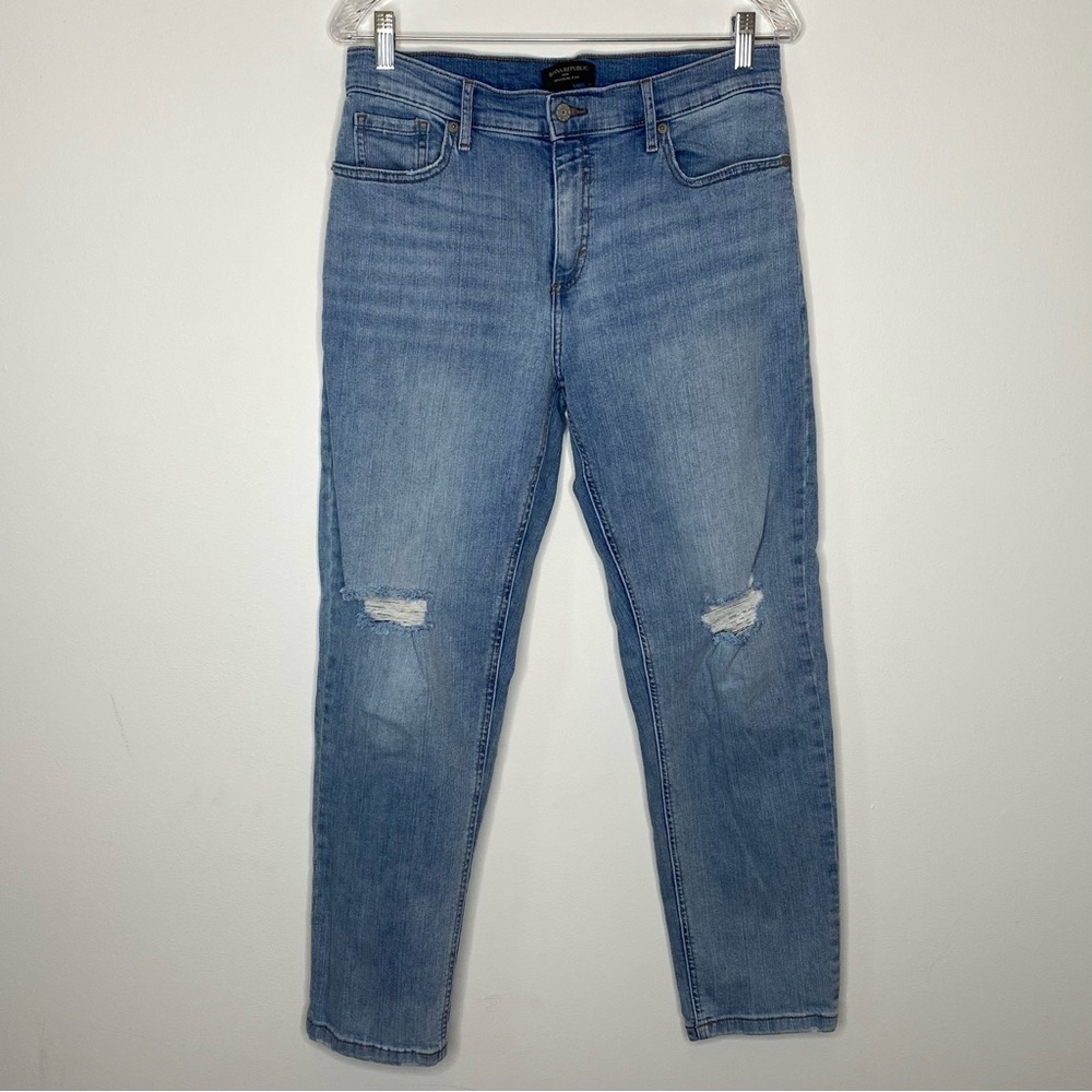 Banana Republic Distressed Girlfriend Jeans
